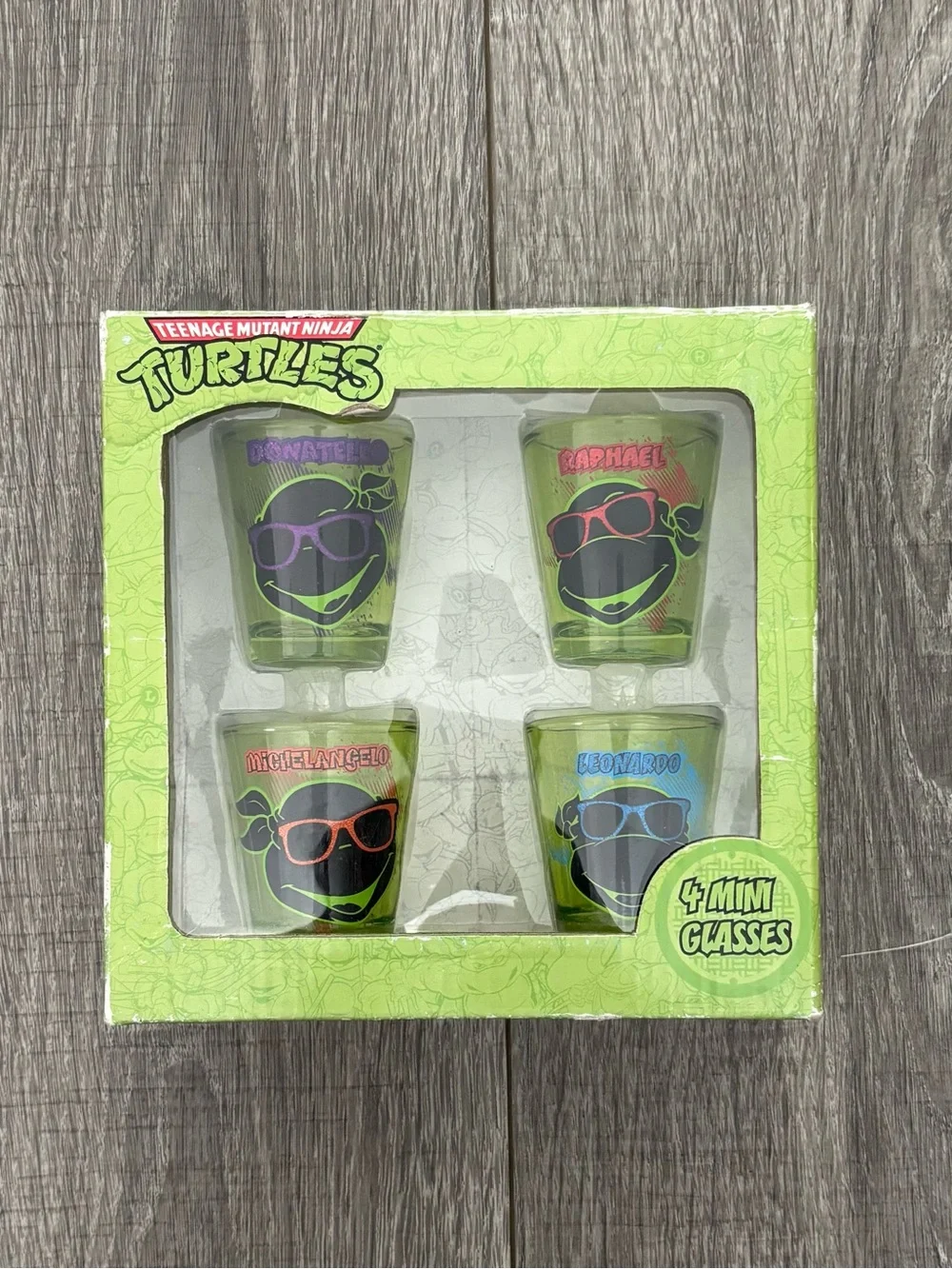 Green Shot Glass Set - 4 Pack